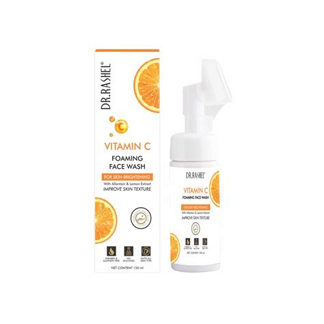 Dr.Rashel Vitamin C Foaming Face Wash For Skin Brightening With ...