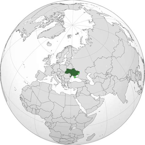 Карта Украины с областями и городами на русском языке крупным планом
