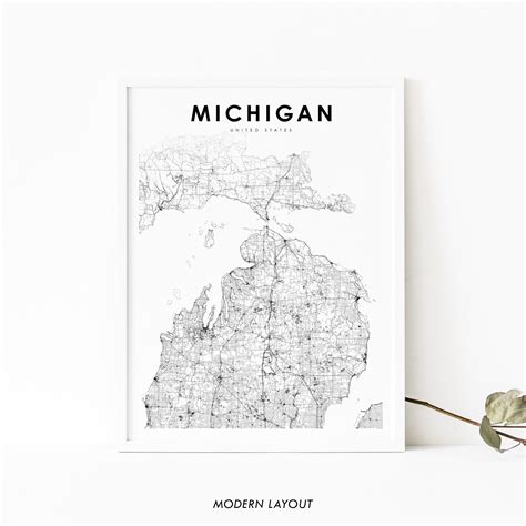 Map Of Lower Michigan Usa