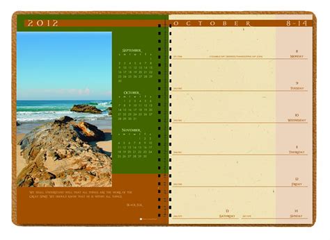 House of Doolittle Landscapes Weekly/Monthly Planner 12 Months, January ...