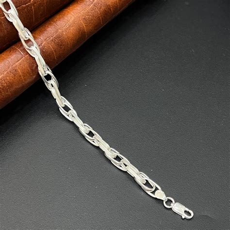 Silver Gents Bracelet Italian Finished DS01 – Silver Store Chennai