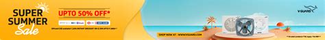 Ventilating High Speed Exhaust Fans - V-Guard