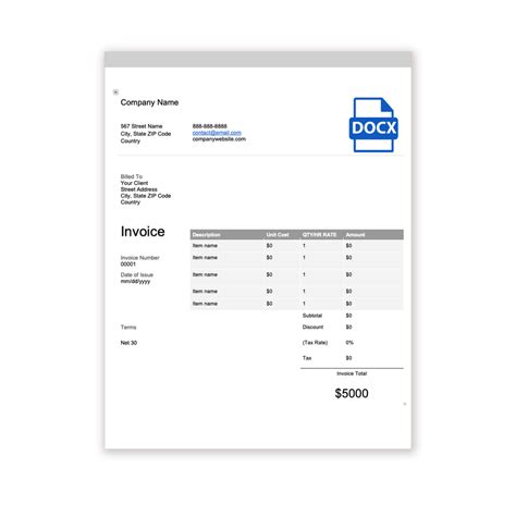 Image result for Excel Invoice Templates