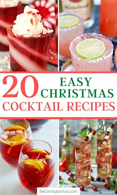 20+ Easy Christmas Cocktail Recipes to Please a Crowd - How Can This