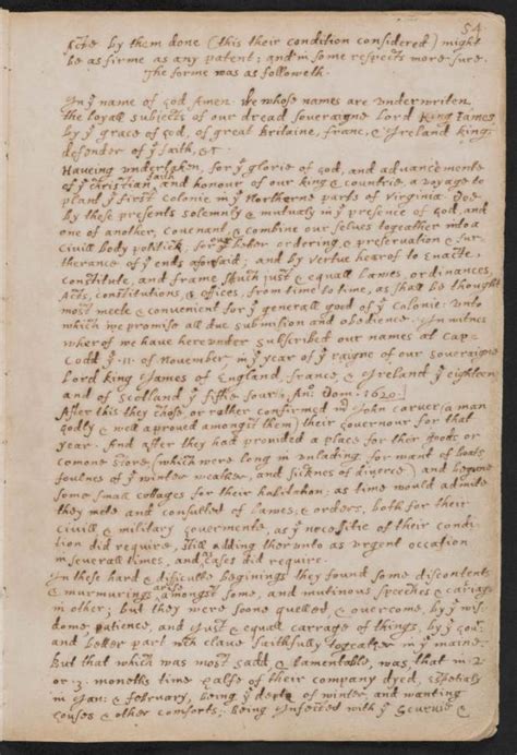 The Mayflower Compact | Mass.gov