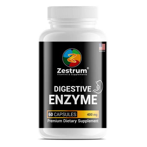 Z ZESTRUM VITAMINS & SUPPLEMENTS ZESTRUM Digestive Enzymes - 400mg ...