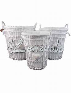 cesta vimini cesto foderata portaoggetti portabiancheria vimini shabby chic cesta vimini cesto foderata portaoggetti portabiancheria vimini shabby chic
