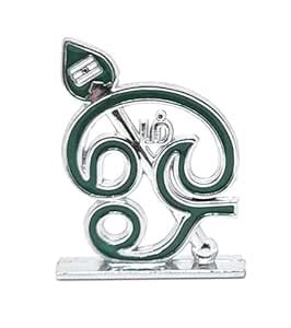 Buy Aura Metal Tamil Om VEL Lord Murugan Skanda Kartikeya Figurine Idol ...