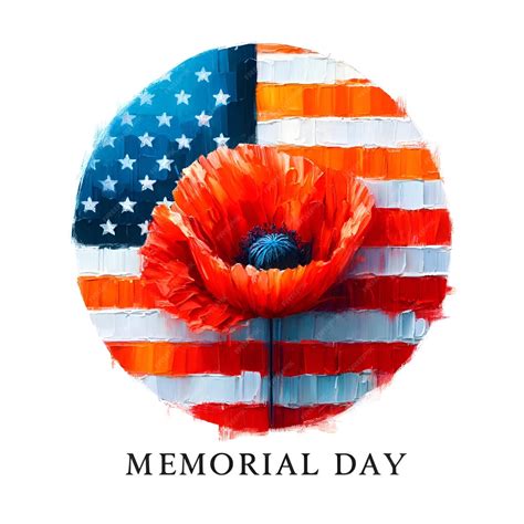 Premium Photo | Illustration for memorial day with a vibrant poppy ...
