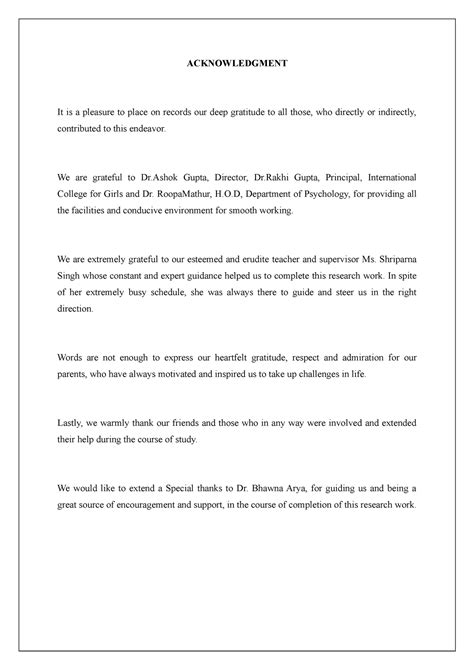 Intoduction 422 - Desertation work - ACKNOWLEDGMENT It is a pleasure to ...