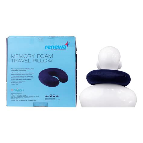 Renewa Neck U Shape Neck Pillow Memory Foam Price, Uses, Side Effects ...