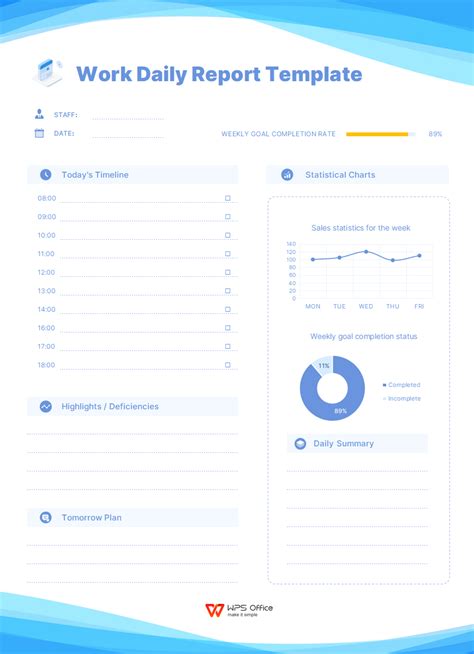 Daily Task Report Template 的图像结果