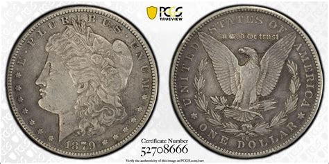 1879-CC Morgan Silver Dollar, Capped Die, Extremely Fine (20% Off ...