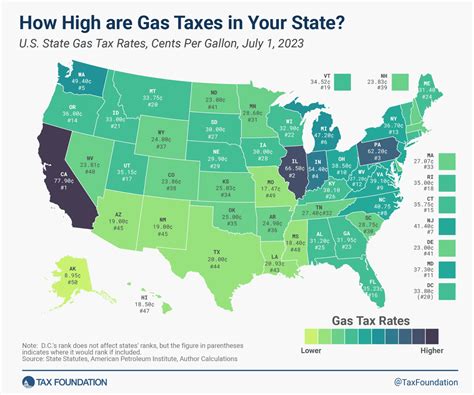 2025 Gas Taxes by State: Fuel Taxes Map | Tax Foundation