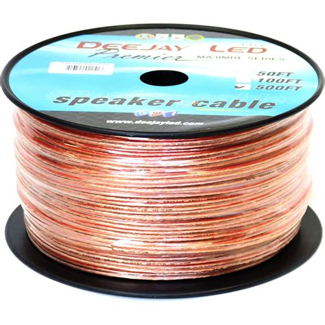 DeeJay LED TBH18AWG50 2-Conductor 18-Gauge Stranded TBH18AWG500