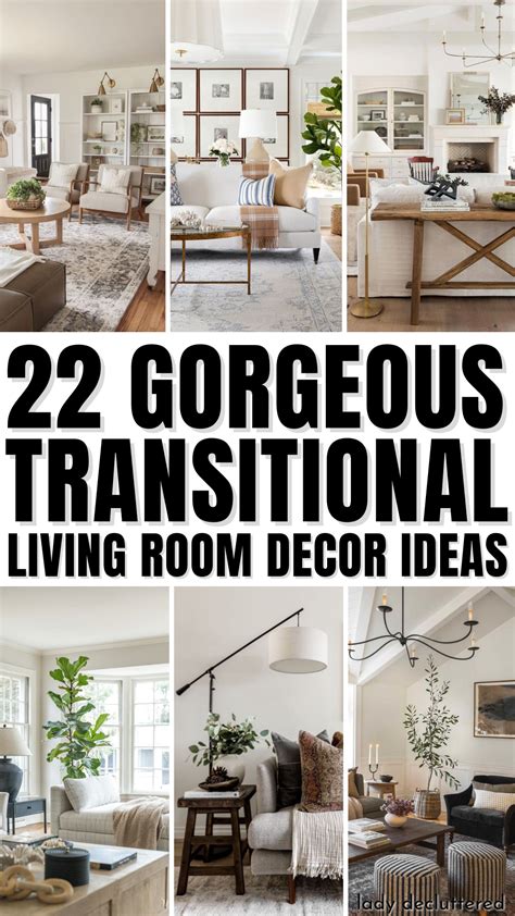 22 Transitional Living Room Decorating Ideas | Transitional dining room ...