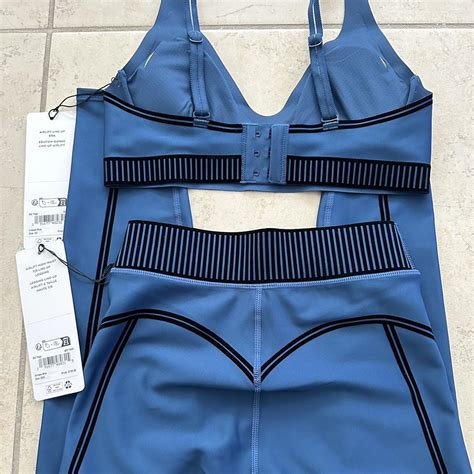 Alo Yoga line up set in Eclipse Blue Both in size... - Depop