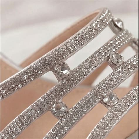 Metallic Muse — Silver Multi-Strap Crystal Party Heel | Ozzaro – ozzaro