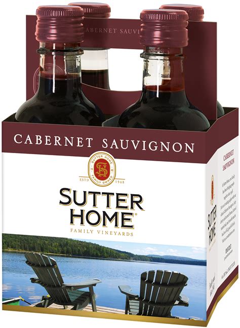 Sutter Home Cabernet Sauvignon 4 Pack | 4 pack of 187 ml Bottle
