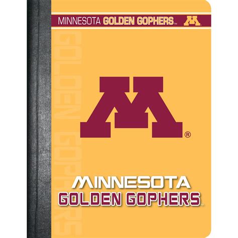 C.R. Gibson Composition Notebook, Minnesota Golden Gophers, Tan ...