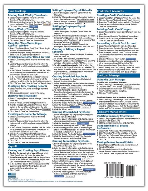 Image result for QuickBooks Quick Reference Guide