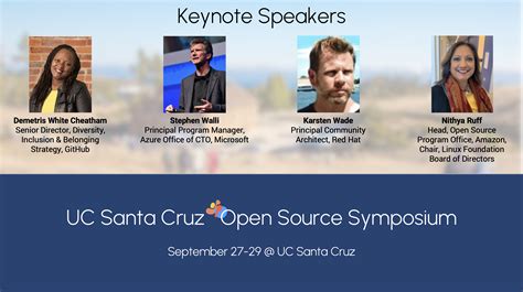 2022 UC Santa Cruz Open Source Symposium | UCSC OSPO
