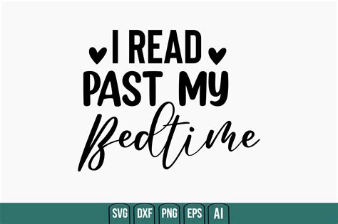 I Read Past My Bedtime Graphic by creativemim2001 · Creative Fabrica