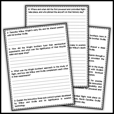 Wilbur Wright Reading Comprehension Passage & Questions | Made By Teachers