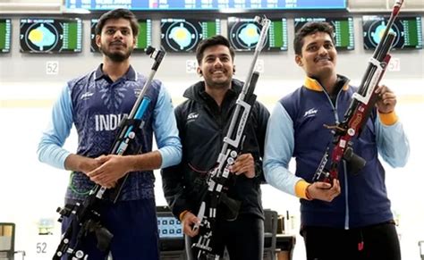 Indian 10m air rifle team clinches gold with world record score