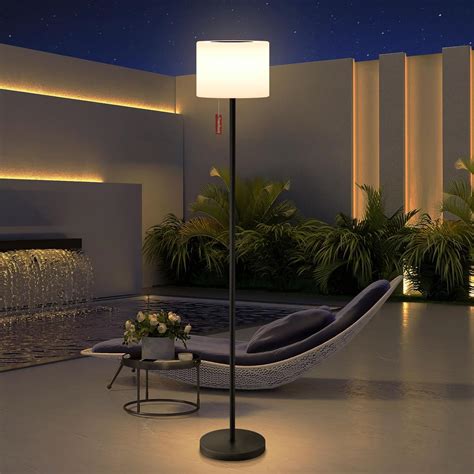 light to hope Solar Outdoor Floor Lamp Solar Powered Oudoor Lamps for ...