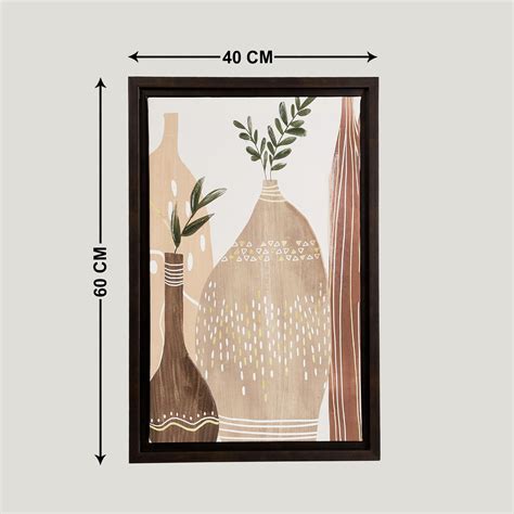 Buy Artistry Boho Vases Canvas Picture Frame - 40 x 60 cm from Home ...