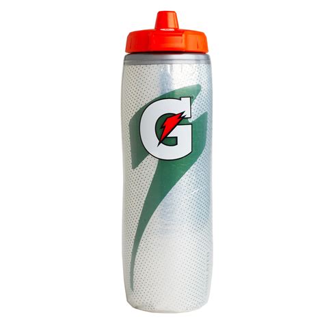 Gatorade 30 oz Insulated Sports Squeeze Water Bottle with Contour Form ...