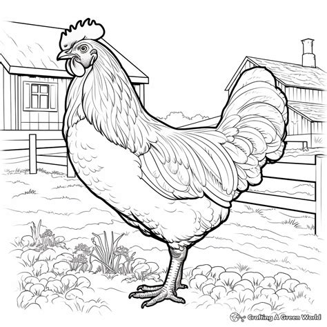 Chicken Coloring Pages For Adults - Free & Printable!