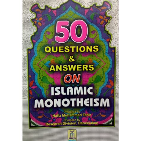 50 Questions & Answers on Islamic Monotheism (Darussalam) | Shopee Malaysia