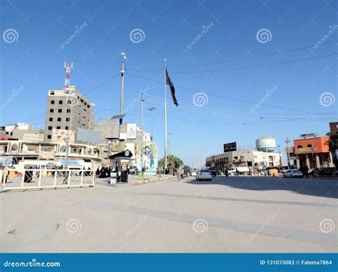 Streets of Najaf editorial stock photo. Image of islam - 131073083