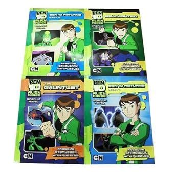 Ben 10 Alien Force Collection Graphic Novels (be-knighted, Gauntlet ...
