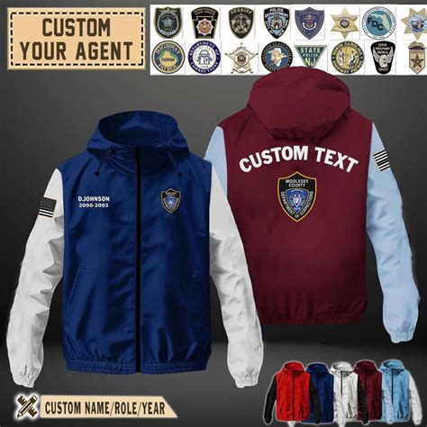 Middlesex County Department of Corrections NJ_Windbreaker Jacket ...