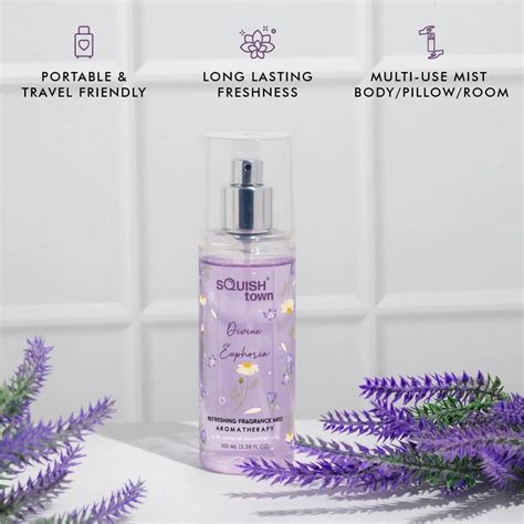 Divine Euphoria - Refreshing Fragrance Mist – Squish Town Private Limited