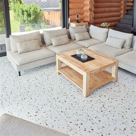 White Terrazzo Floor Tile White Terrazzo Tile Shoppingmall Floor Cover