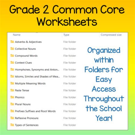Free 2nd grade common core worksheet, Download Free 2nd grade common ...