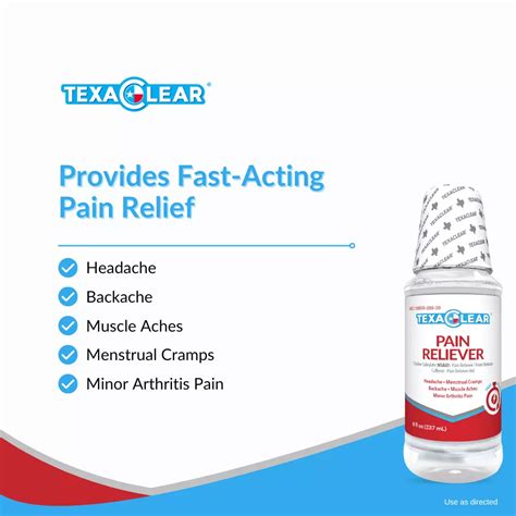 TexaClear Liquid Pain Reliever - Shop Pain relievers at H-E-B