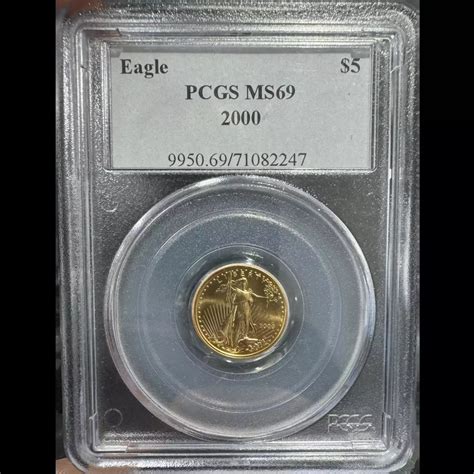 2000 $5 American Gold Eagle 1/10 oz PCGS MS-69 - IDC COIN & BULLION