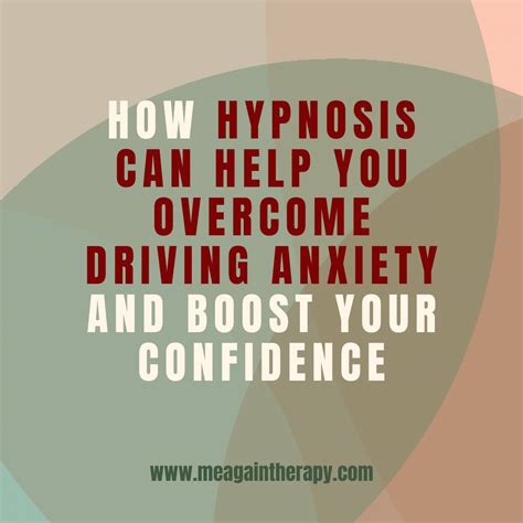 How Hypnosis Can Help You Overcome Driving Anxiety and Boost Your ...