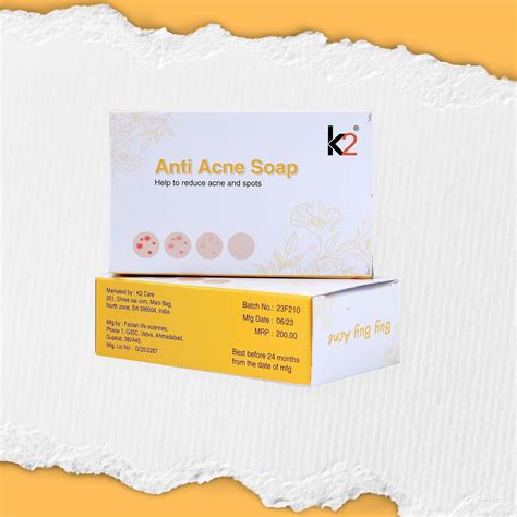 Buy k2 care Anti Acne Sulfur (Sulphur)+ Salicylic Soap 75gm (pack of 2 ...
