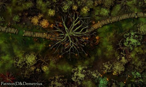 A Bog in Minaurs, The Third Layer of Hell [50x30][OC] : r/DnD