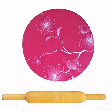 Buy Das Departmental Roti balan Wooden Roti Chakla Belan Finishing with ...
