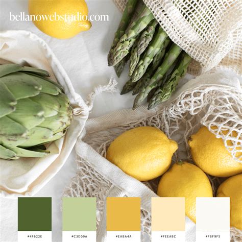 Food-Inspired Color Palettes - Bellano Web Studio