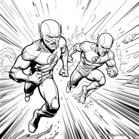 The Flash Coloring Pages Cw 3d Printable - Infoupdate.org