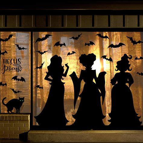 Halloween Window Clings Decor Decorations: Extra Large Hocus-Pocus ...