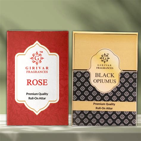 Rose and Black Opiumus Attar Combo – Girivar Fragrances